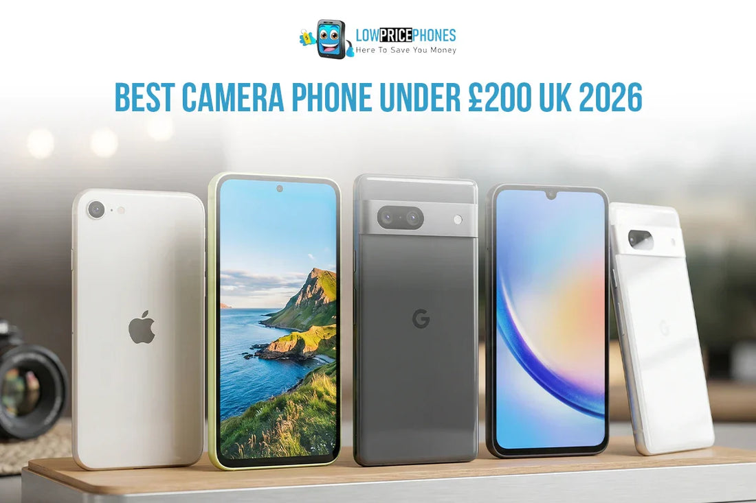 Best Camera Phone Under £200 UK 2026|Lowpricephones UK
