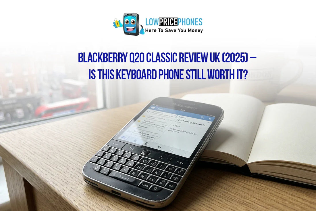 BlackBerry Q20 Classic Review UK (2025) – Is This Keyboard Phone Still Worth It? | Low Price Phones