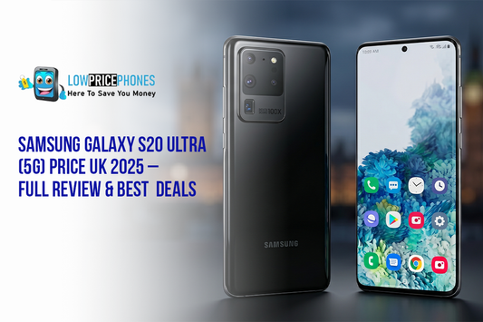 Samsung Galaxy S20 Ultra (5G) Price UK 2025 – Full Review & Best Deals| LowPricePhones UK