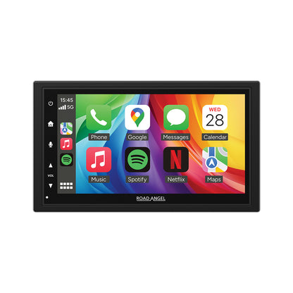 Road Angel RA-X622BT Car Stereo – 6.75" Touchscreen with Wireless Apple CarPlay & Android Auto