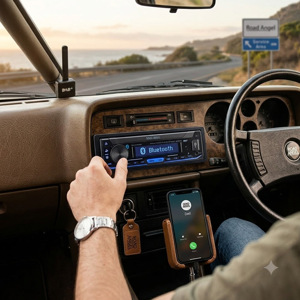 Road Angel RA-S180DBT Mechless Digital Media Player with Bluetooth and DAB