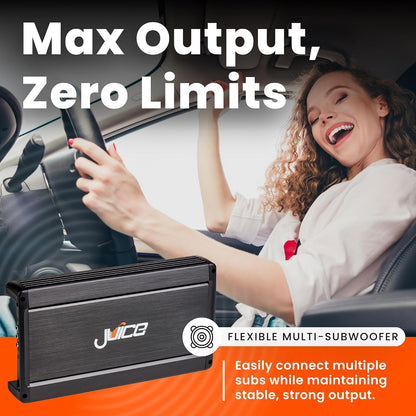Juice JA1504 1500W 4-Channel Bridgeable Car Amplifier