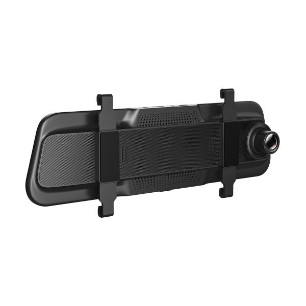 Road Angel Halo Vision 3 4K – 2160p & 1080p Front & Rear Anti-Glare Mirror Dash Cam with 10" LCD Touchscreen