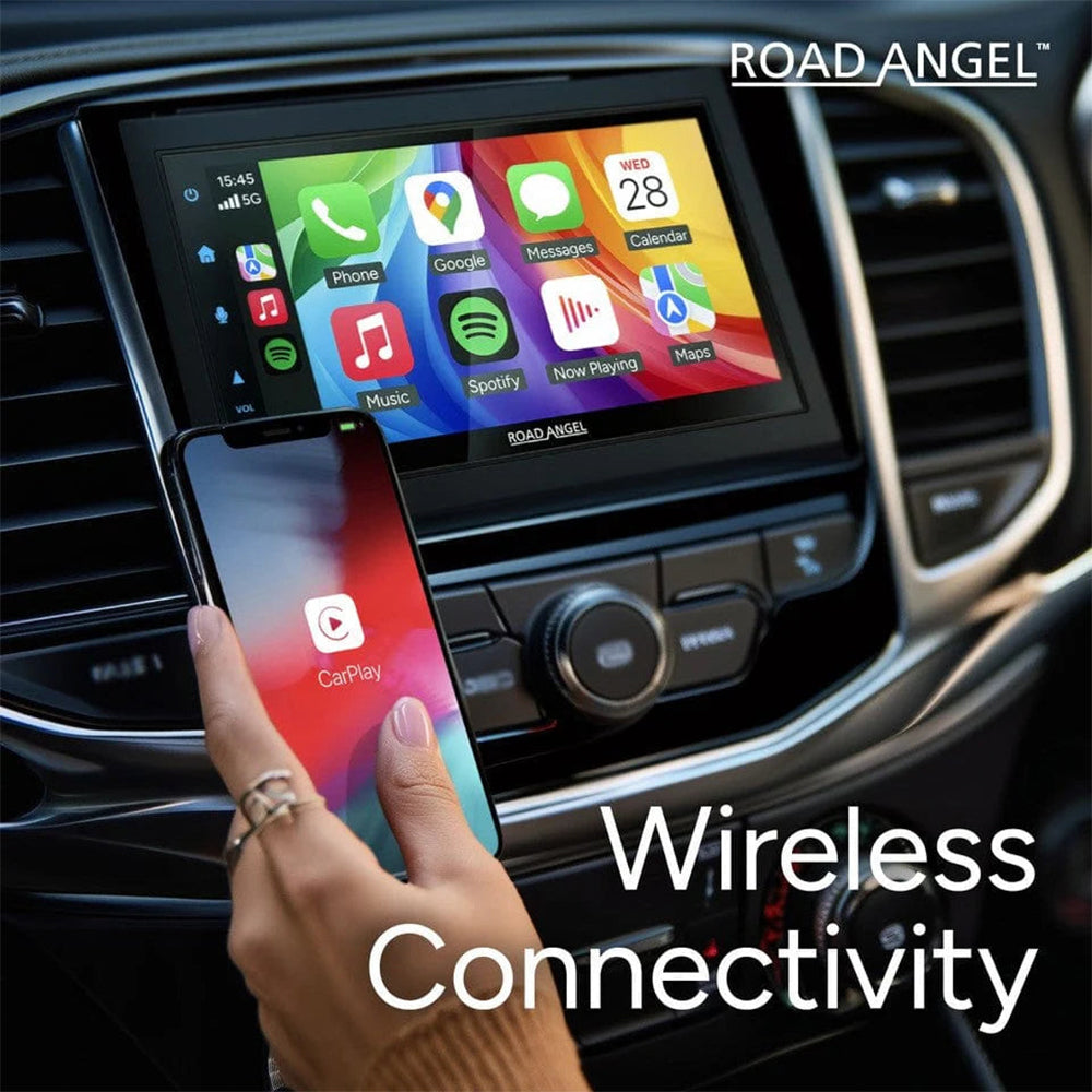 Road Angel RA-X622BT Car Stereo – 6.75" Touchscreen with Wireless Apple CarPlay & Android Auto